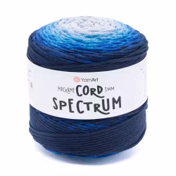KOMMER 4.JULI KOMMER 4.JULI YarnArt Macrame Cord Spectrum 3 mm, Mørk Blå