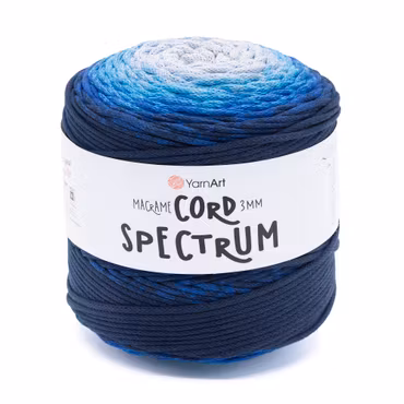 YarnArt Macrame Cord Spectrum 3 mm, Mørk Blå