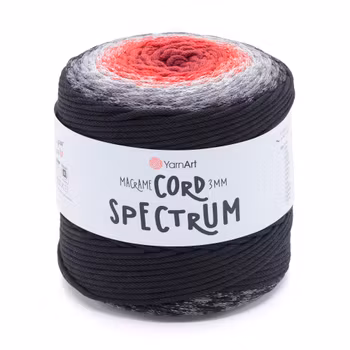 YarnArt Macrame Cord Spectrum 3 mm, Sort