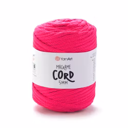 KOMMER 4.JULI YarnArt Macrame Cord 5 mm, Dopamin Rosa