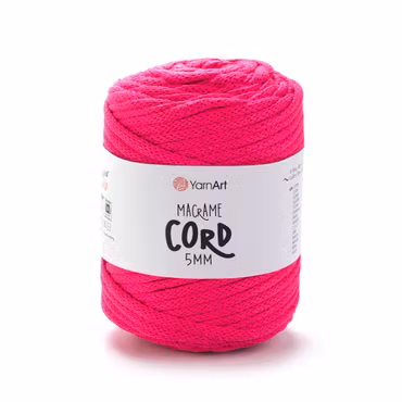 YarnArt Macrame Cord 5 mm, Dopamin Rosa