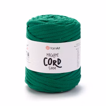 YarnArt Macrame Cord 5 mm, Grønn