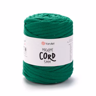 YarnArt Macrame Cord 5 mm, Grønn