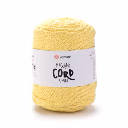 KOMMER 4.JULI YarnArt Macrame Cord 5 mm, Gul