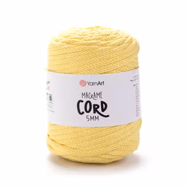 YarnArt Macrame Cord 5 mm, Gul