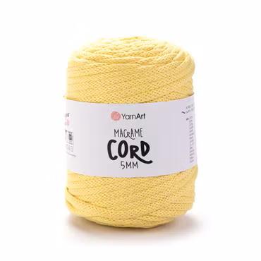 YarnArt Macrame Cord 5 mm, Gul