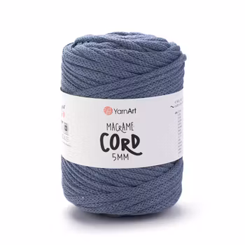 YarnArt Macrame Cord 5 mm, Jeansblå