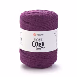 KOMMER 4.JULI YarnArt Macrame Cord 5 mm, Lilla