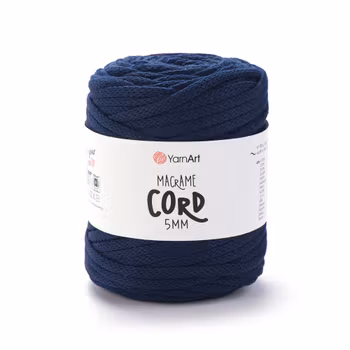 YarnArt Macrame Cord 5 mm, Marineblå