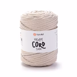 YarnArt Macrame Cord 5 mm, Beige