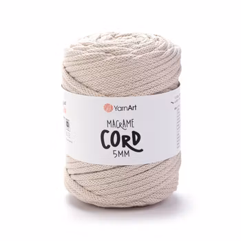 YarnArt Macrame Cord 5 mm, Beige