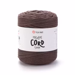 YarnArt Macrame Cord 5 mm, Mørk Brun