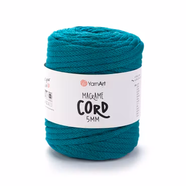 YarnArt Macrame Cord 5 mm, Sjøgrønn