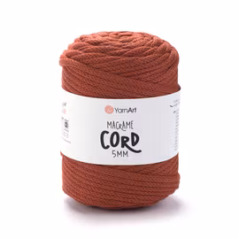 YarnArt Macrame Cord 5 mm, Terrakotta