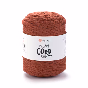 YarnArt Macrame Cord 5 mm, Terrakotta