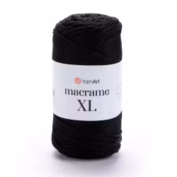 KOMMER 4.JULI YarnArt Macrame XL 3 mm, Sort