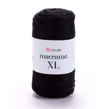 YarnArt Macrame XL 3 mm, Sort