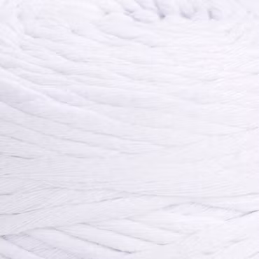 YarnArt Twisted Macrame 5 mm, Hvit