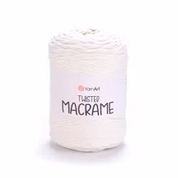 KOMMER 4.JULI YarnArt Twisted Macrame 5 mm, Natur