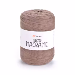 KOMMER 4.JULI YarnArt Twisted Macrame 5 mm, Brun