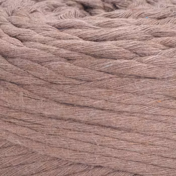 YarnArt Twisted Macrame 5 mm, Brun