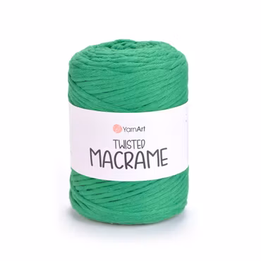 YarnArt Twisted Macrame 5 mm, Grønn