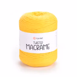 KOMMER 4.JULI YarnArt Twisted Macrame 5 mm, Gul