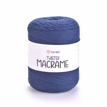 YarnArt Twisted Macrame 5 mm, Mørkeblå
