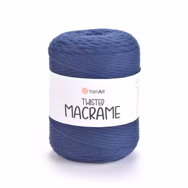 YarnArt Twisted Macrame 5 mm, Mørkeblå