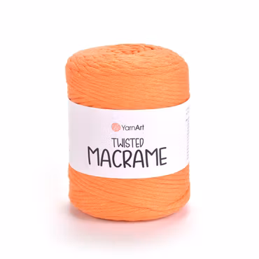 YarnArt Twisted Macrame 5 mm, Oransje