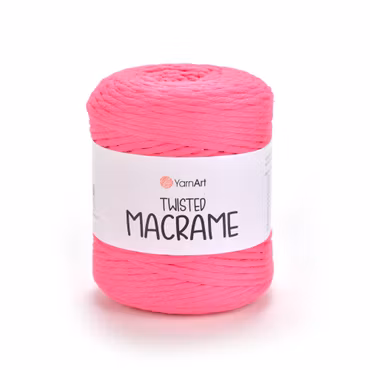YarnArt Twisted Macrame 5 mm, Rosa
