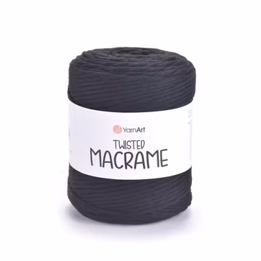 YarnArt Twisted Macrame 5 mm, Sort