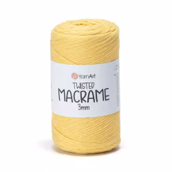 KOMMER 4.JULI YarnArt Twisted Macrame 3 mm, Gul