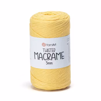 YarnArt Twisted Macrame 3 mm, Gul