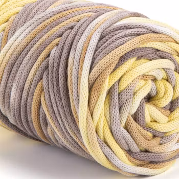 YarnArt Macrame Cord VR 3 mm, Gul/Brun