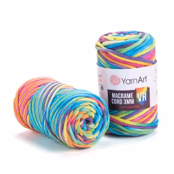 KOMMER 4.JULI YarnArt Macrame Cord VR 3 mm, Multifarget