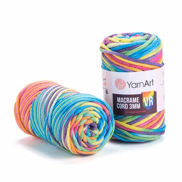YarnArt Macrame Cord VR 3 mm, Multifarget