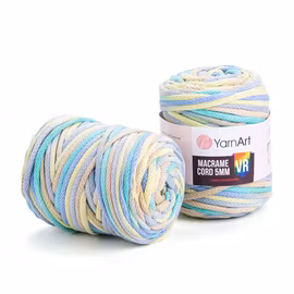 YarnArt Macrame Cord VR 5 mm, Multipastell