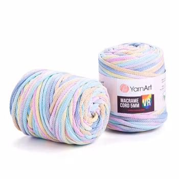KOMMER 4.JULI YarnArt Macrame Cord VR 5 mm, Pastell