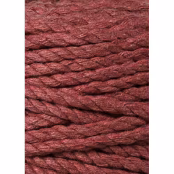 Bobbiny 3-tvunnet tau 3 mm, Wild Rose