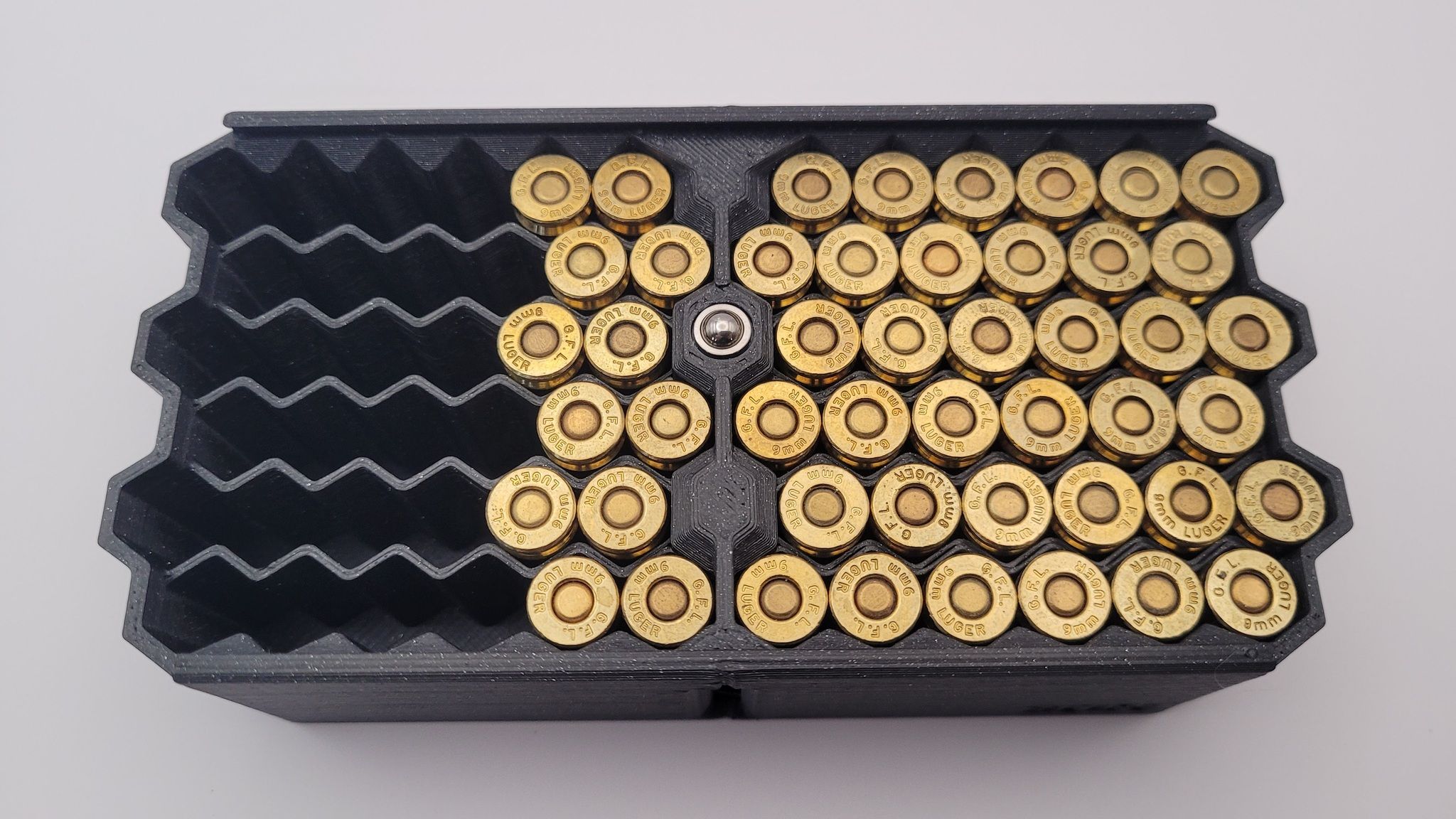 Patronboks 9mm Bikube