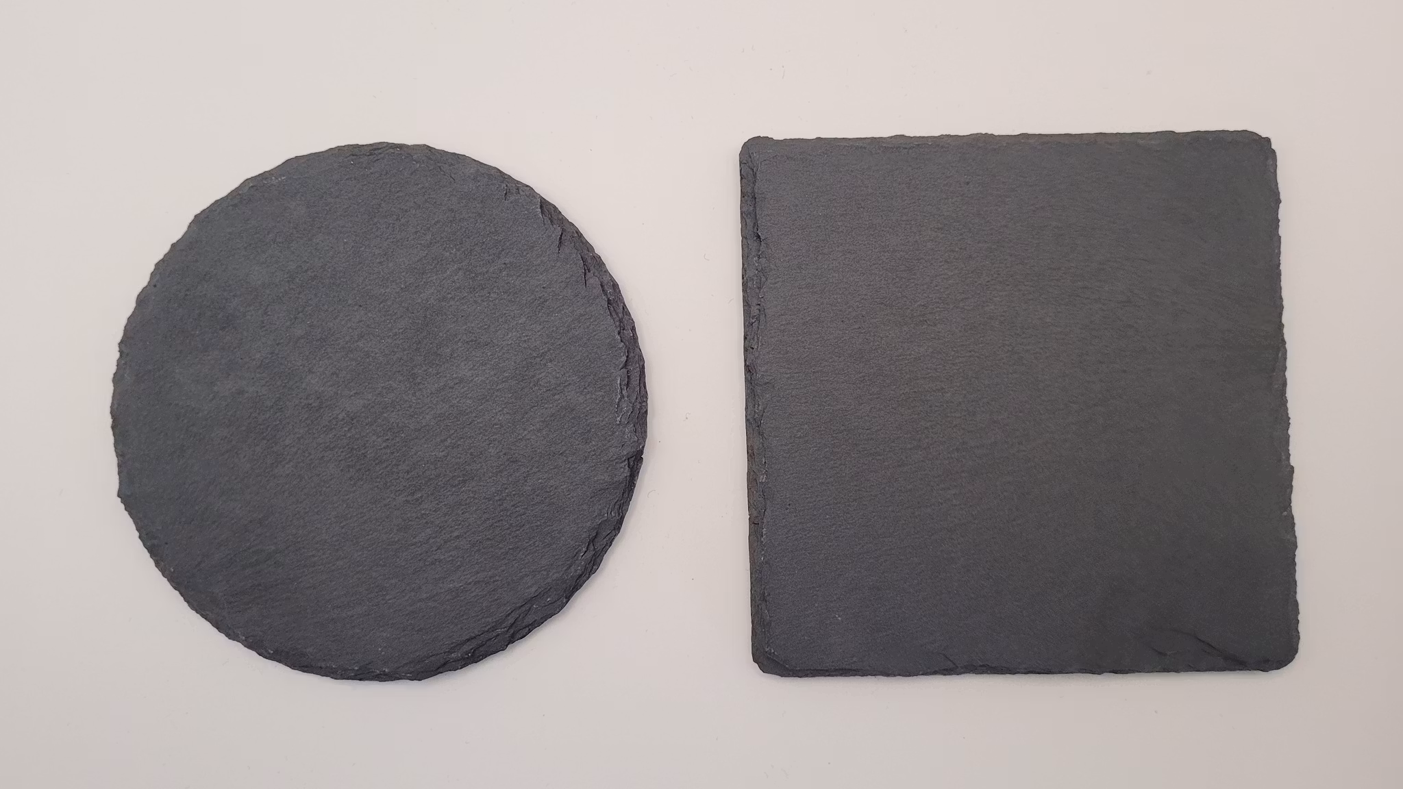 Skifer bordskåner/coaster med egendefinert logo/tekst