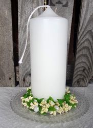 Ljusmanschett Creme, mellan.