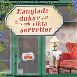 Manglade dukar och vikta servetter