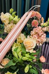 Handstöpta ljus, Rosa pärlemor