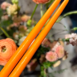 Handstöpta ljus, Orange