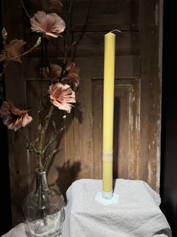 Ljusspira 60 cm Gul