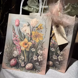 Presentpåse med Vårmotiv
