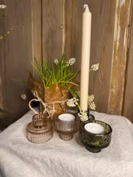 Ljushållare glas