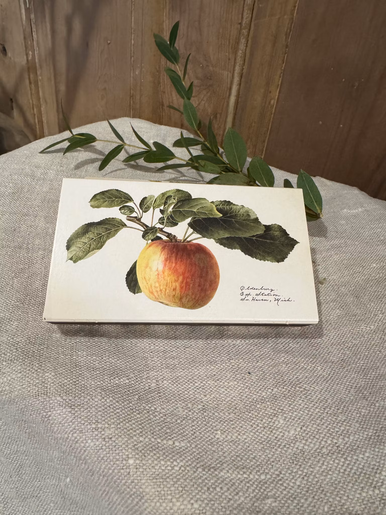 Tändstickor med äpple